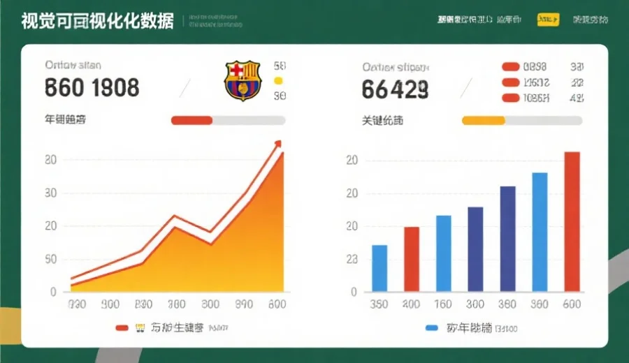 一张可视化的体育数据图表，显示两队近期比赛胜负走势和关键统计对比